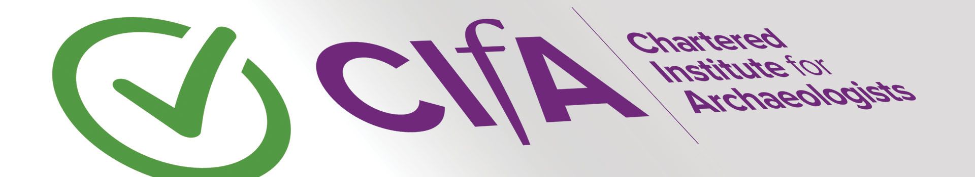 CIfA logo next to a green tick.