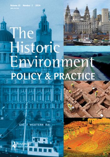 Historic Environment: Policy and Practice journal cover