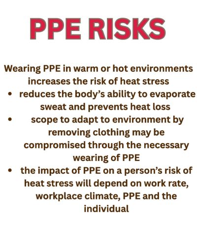 Diggers' Forum heatwave guidance - PPE risks