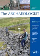 Cover of The Archaeologist - Issue 63