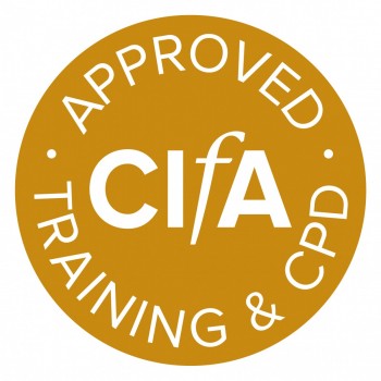 CIfA approved training and CPD logo