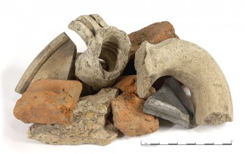 A selection of excavated ceramics.