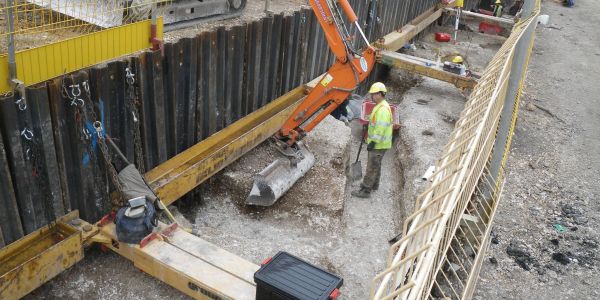 Archaeological excavation